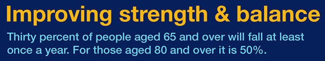 Senior balance training