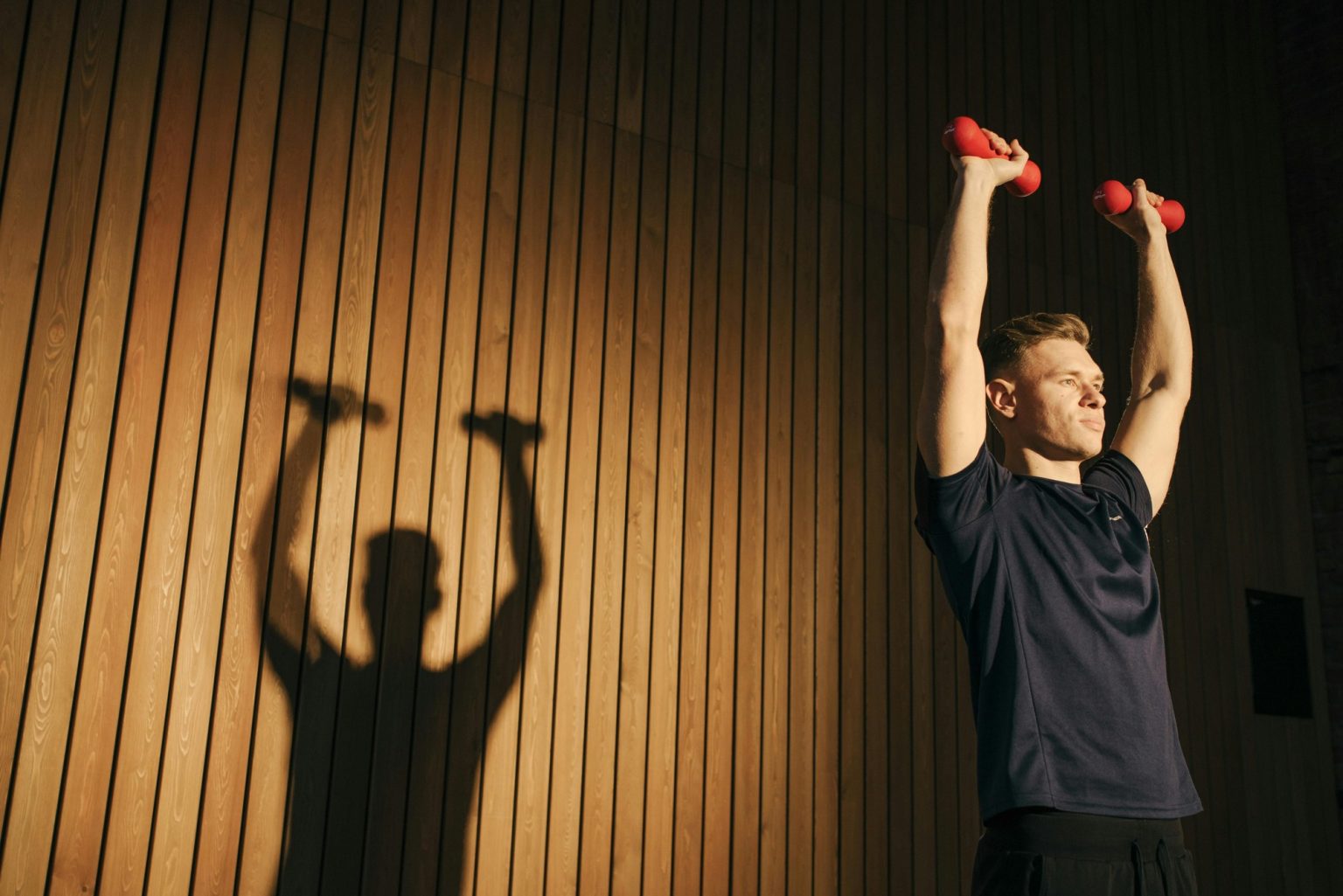 Workout shadow with EMS